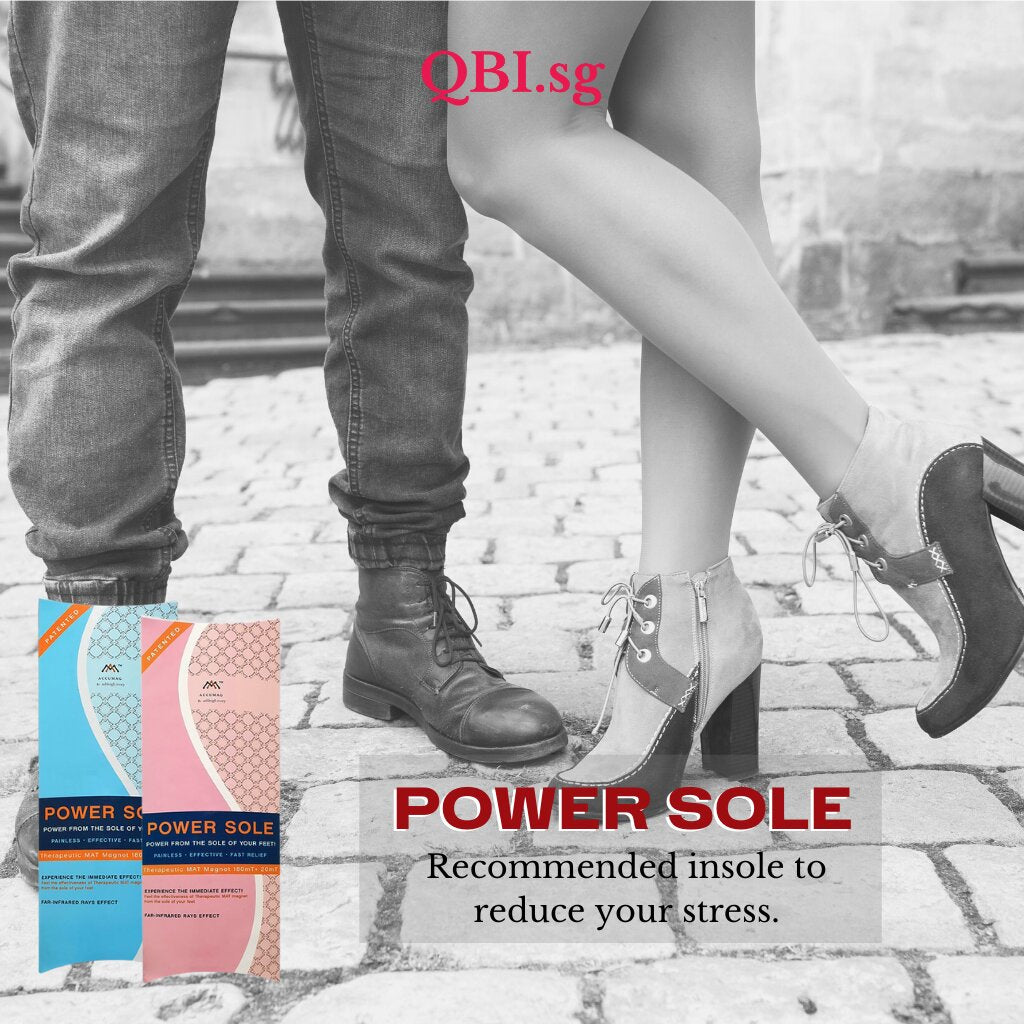 qbi sg power sole insole reduce foot stress