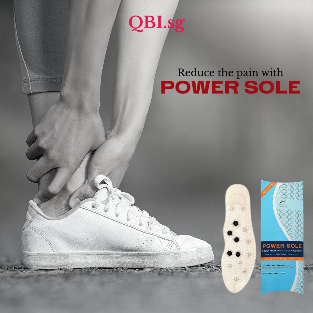 qbi sg powersole insole reduce feet pain
